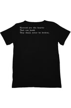 Load image into Gallery viewer, raw neck tee - black
