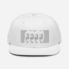 Load image into Gallery viewer, Snapback Hat white
